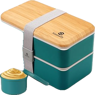 Nordic Green Stackable Japanese Bento Box