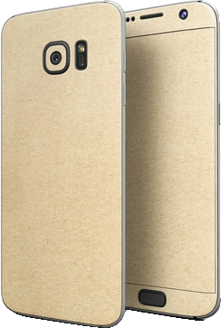 Minimalist Tan Galaxy S7 Protective Skin