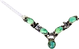 Handcrafted Turquoise and Sterling Silver Necklace