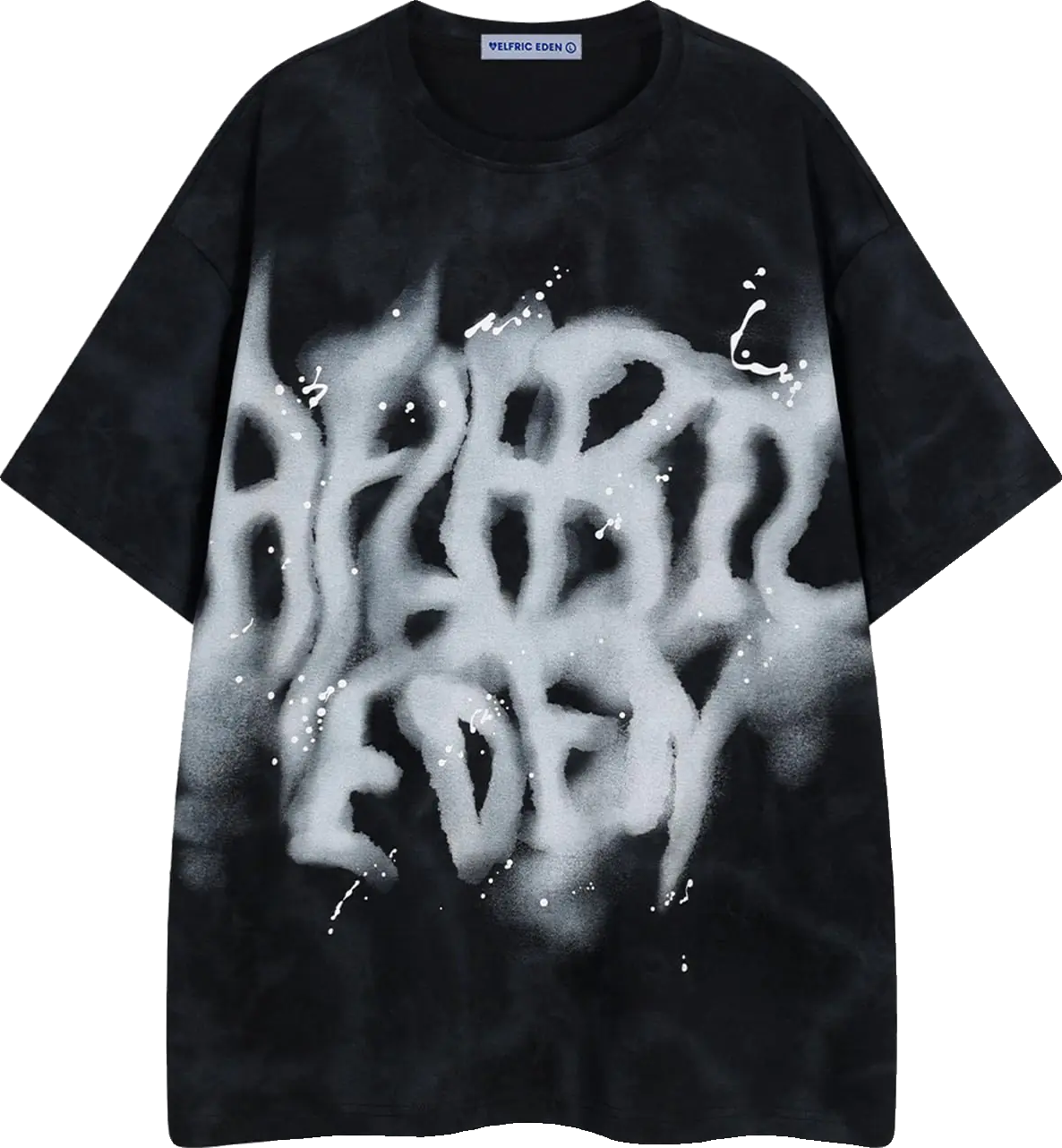 Aelfric Eden Mens Graphic Tee Shirts Oversized Baggy Loose Cotton T-Shirt Street