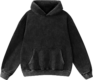 Brushed French Terry Cotton Pullover Hoodie