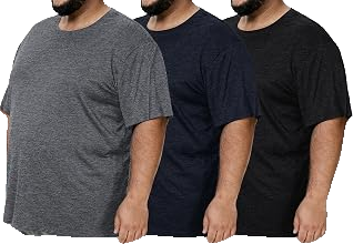 Men's Extended Fit Performance T-Shirt Trio