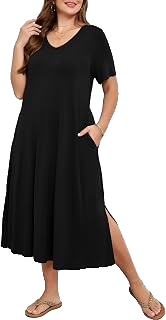Elevated Curve Soft Drape Jersey Dress