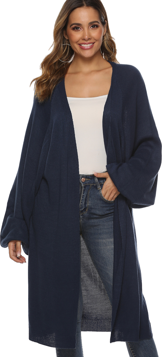 Long Sleeve Open Front Cardigan