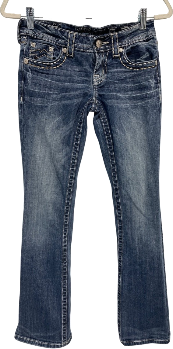 Curated Low-Rise Embellished Bootcut Jeans