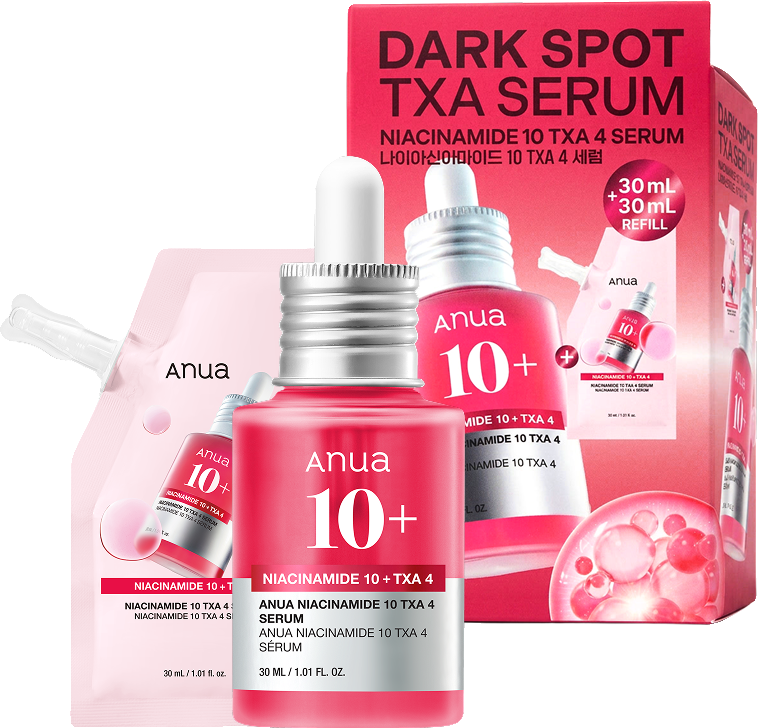 Anua Niacinamide 10 TXA 4 Serum Refill Set 1.01 fl. oz.(30ml) + Refill 1.01 fl. oz.(30ml)