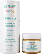 Organic Baby Moisturizer and Talc-Free Powder Duo