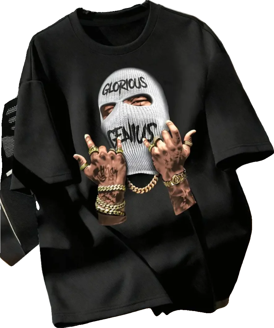 Round Neck Graphic T-Shirt