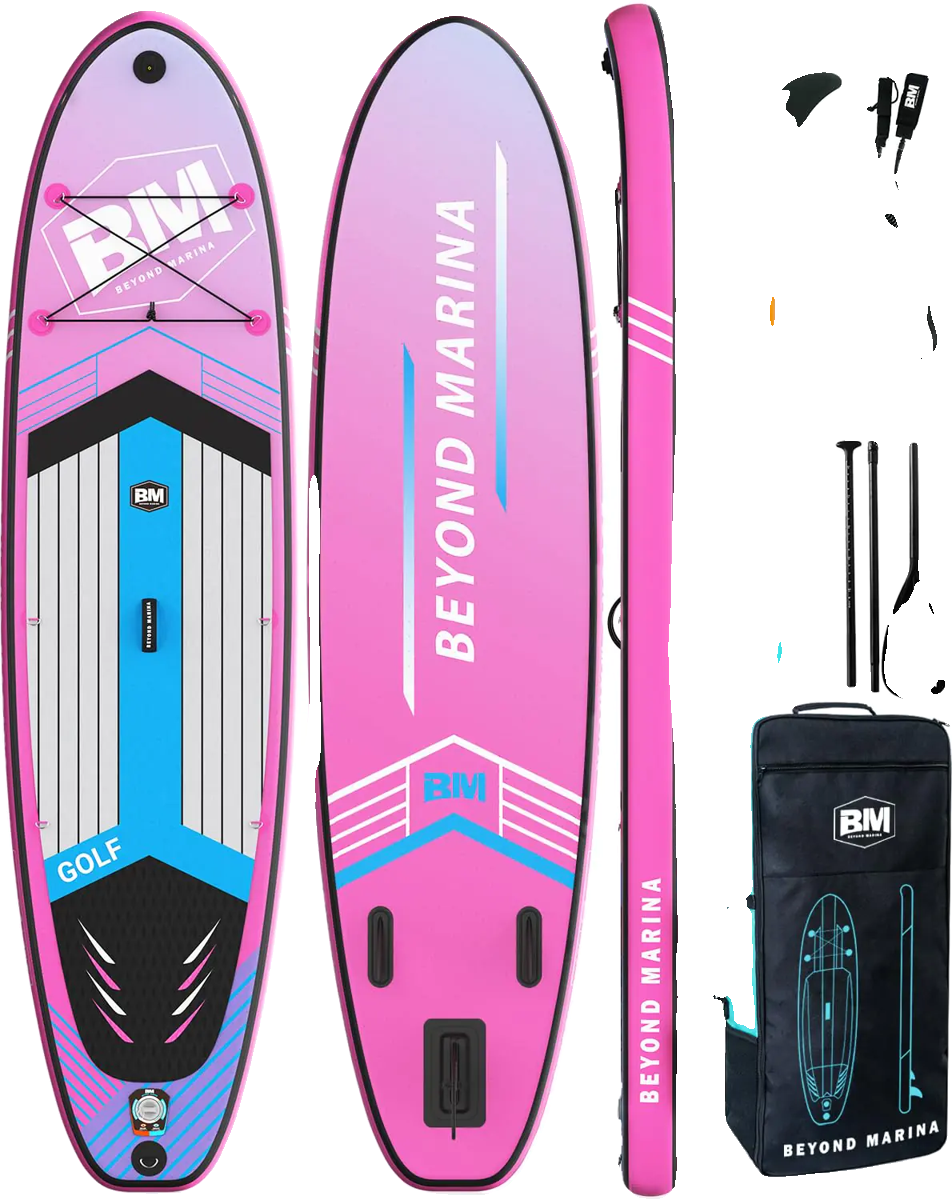 BEYOND MARINA Inflatable Stand Up Paddle Board 106" SUP Paddleboard for Adult Pr