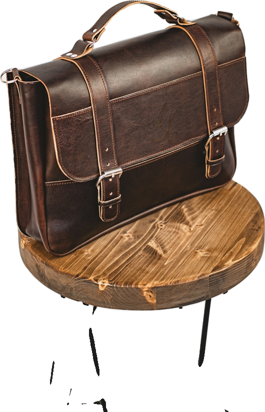Minimalist Leather Briefcase