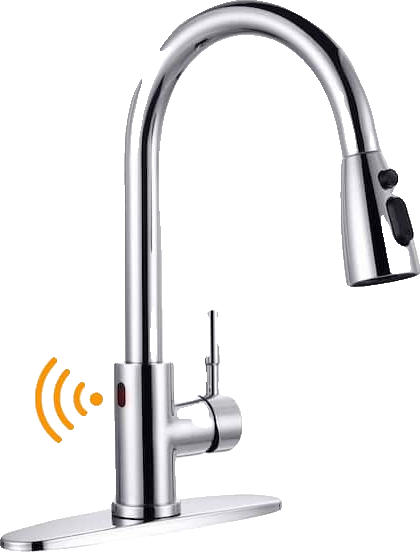 Touchless Motion-Sensor Kitchen Faucet