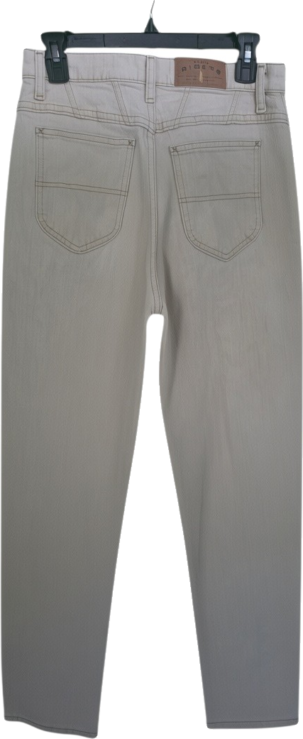 Light Khaki High-Rise Tapered Jeans