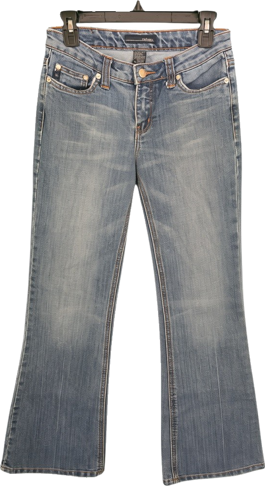 Effortless Washed Blue Bootcut Denim