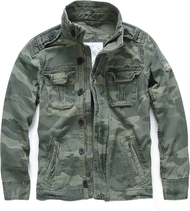 Camouflage Denim Jacket