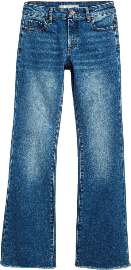 Curated Mid-Rise Indigo Flare Denim