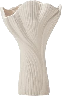 Sculptural Petal Ceramic Table Vase