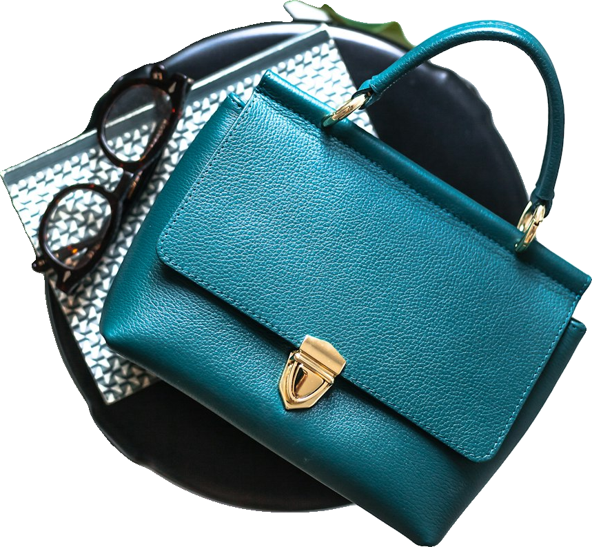 Soft Leather Puffy Cloud Clutch