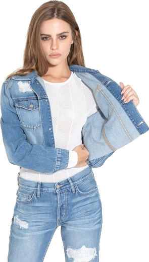 The Pixie Denim Jacket in Good Times