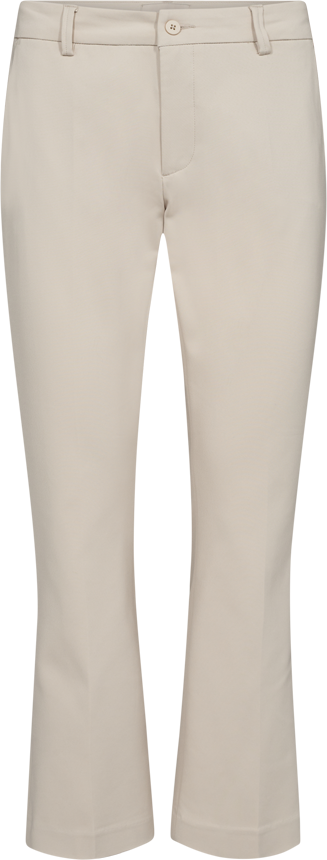 Stone Beige Bootcut Trousers