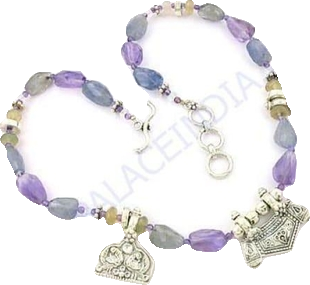 Handcrafted Multi-Gemstone Sterling Silver Necklace