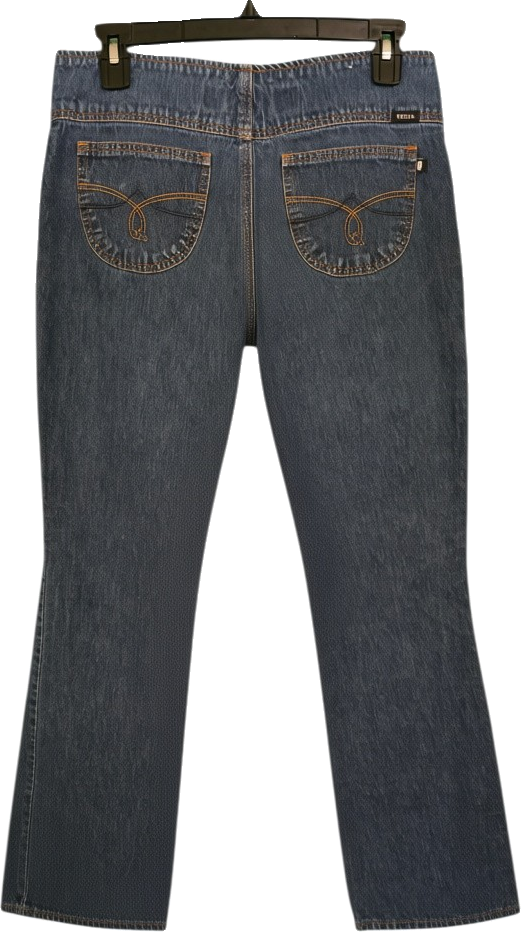Vintage Indigo Bootcut Embellished Jeans