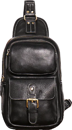 Men's Leather Crossbody Bag (One)