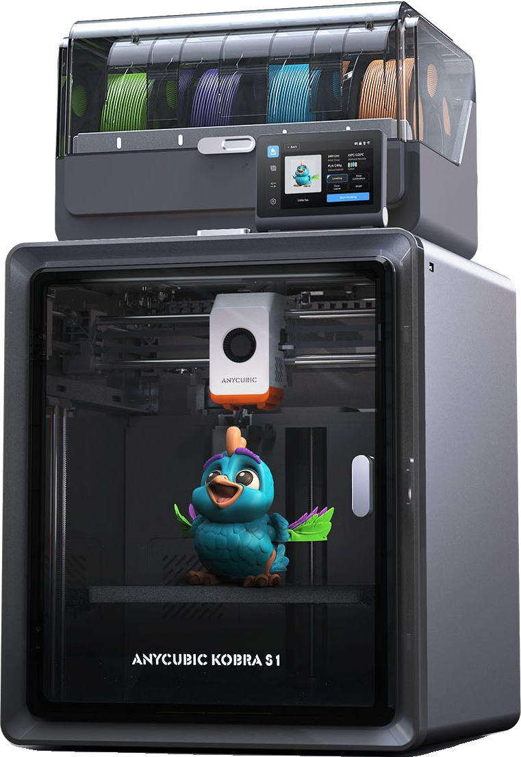 Anycubic Kobra S1 Combo Budget Multicolor 3D Printer