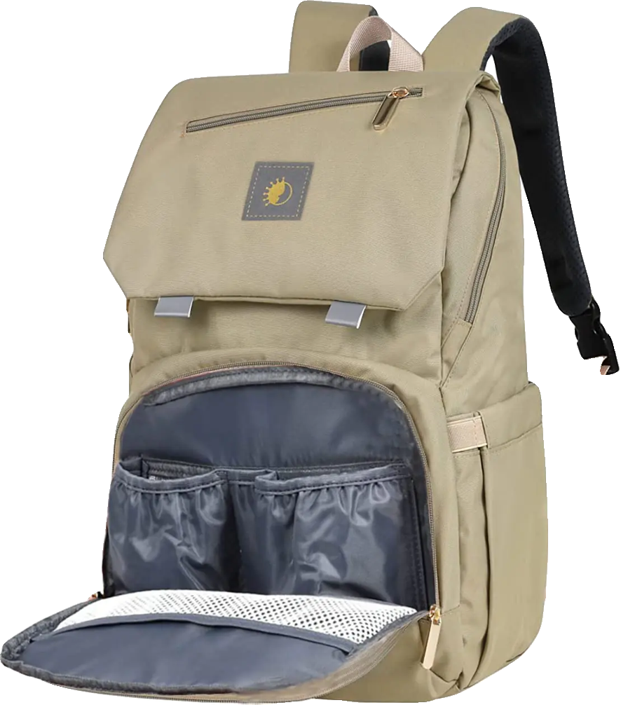 Ponbaby Diaper Bag Backpack Japan Import Multifunction Travel Backpack Nappy Cha