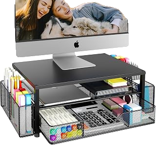 Desk Organizer And Accessories 2-Tier Computer Monitor