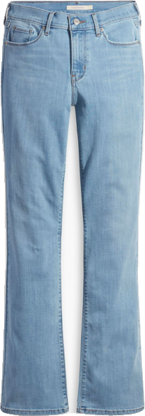 Classic Light Wash Bootcut Denim Jeans