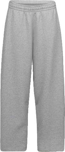 Serene Grey Relaxed Straight Trousers