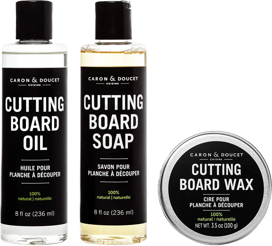 Caron & Doucet - Ultimate Cutting Board Maintenance Kit - Cutting Board Oil Cutt