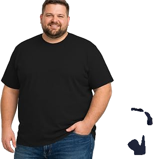 Men's Big & Tall Cotton Crewneck T-Shirt