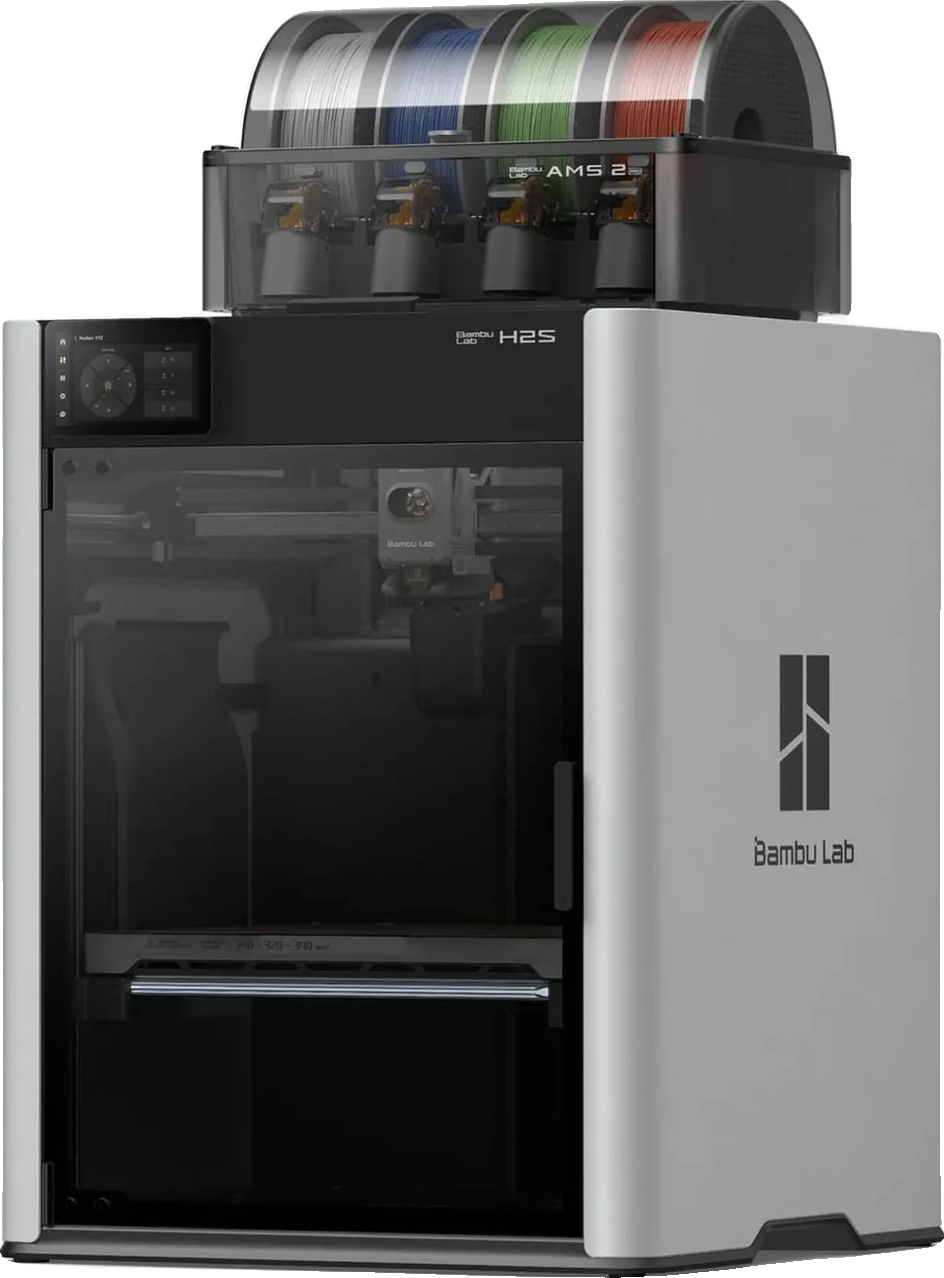 Bambu Lab H2S Large-Format Multi-Color 3D Printer