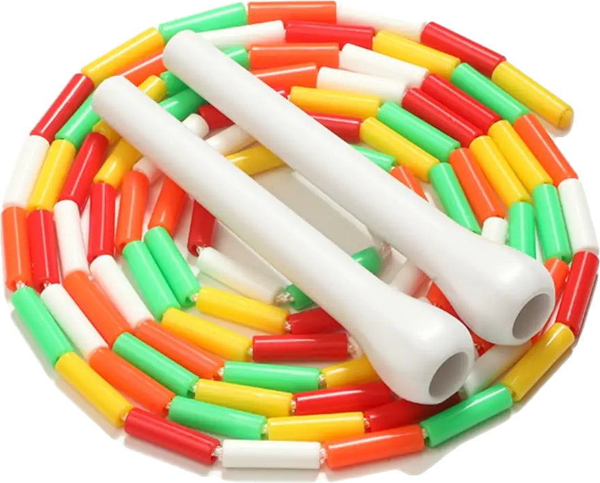 Beaded Kids Jump Rope - Adjustable Skipping Jump Rope for Kids - Durable Shatter