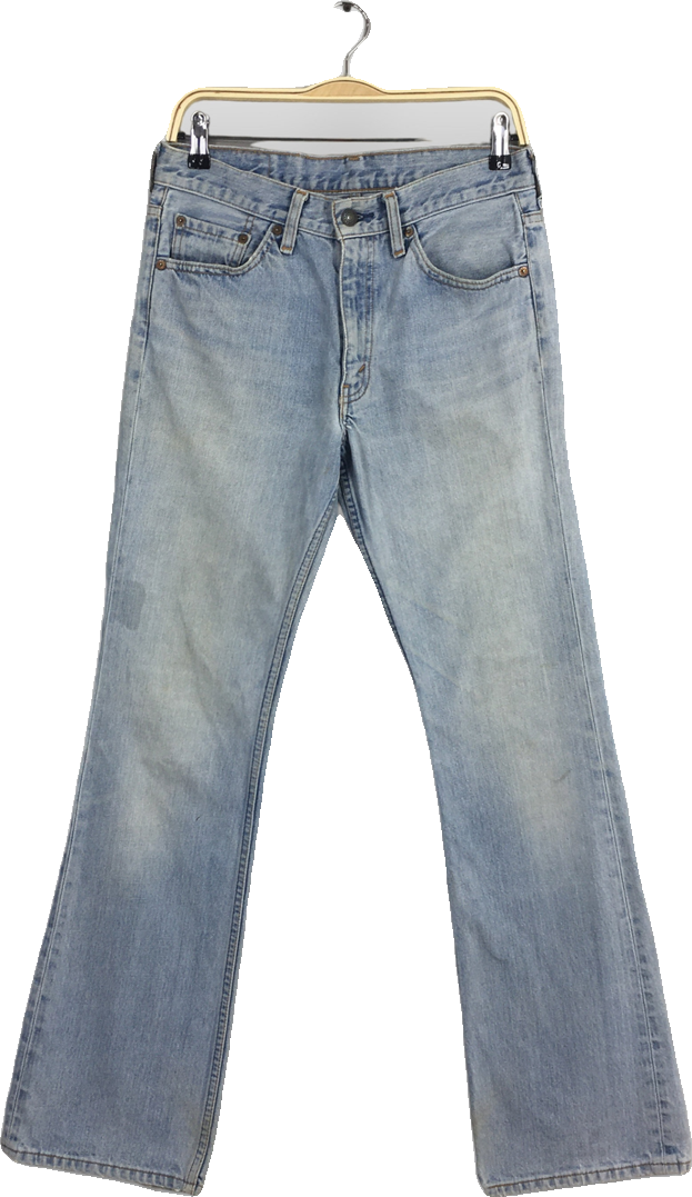 Vintage Stone Washed Tapered Denim Trousers