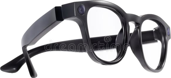 Modern Black Smart Vision Eyewear