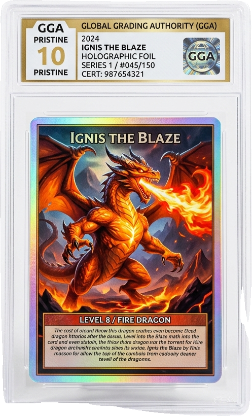 Charizard Graded Slab (PSA 9)