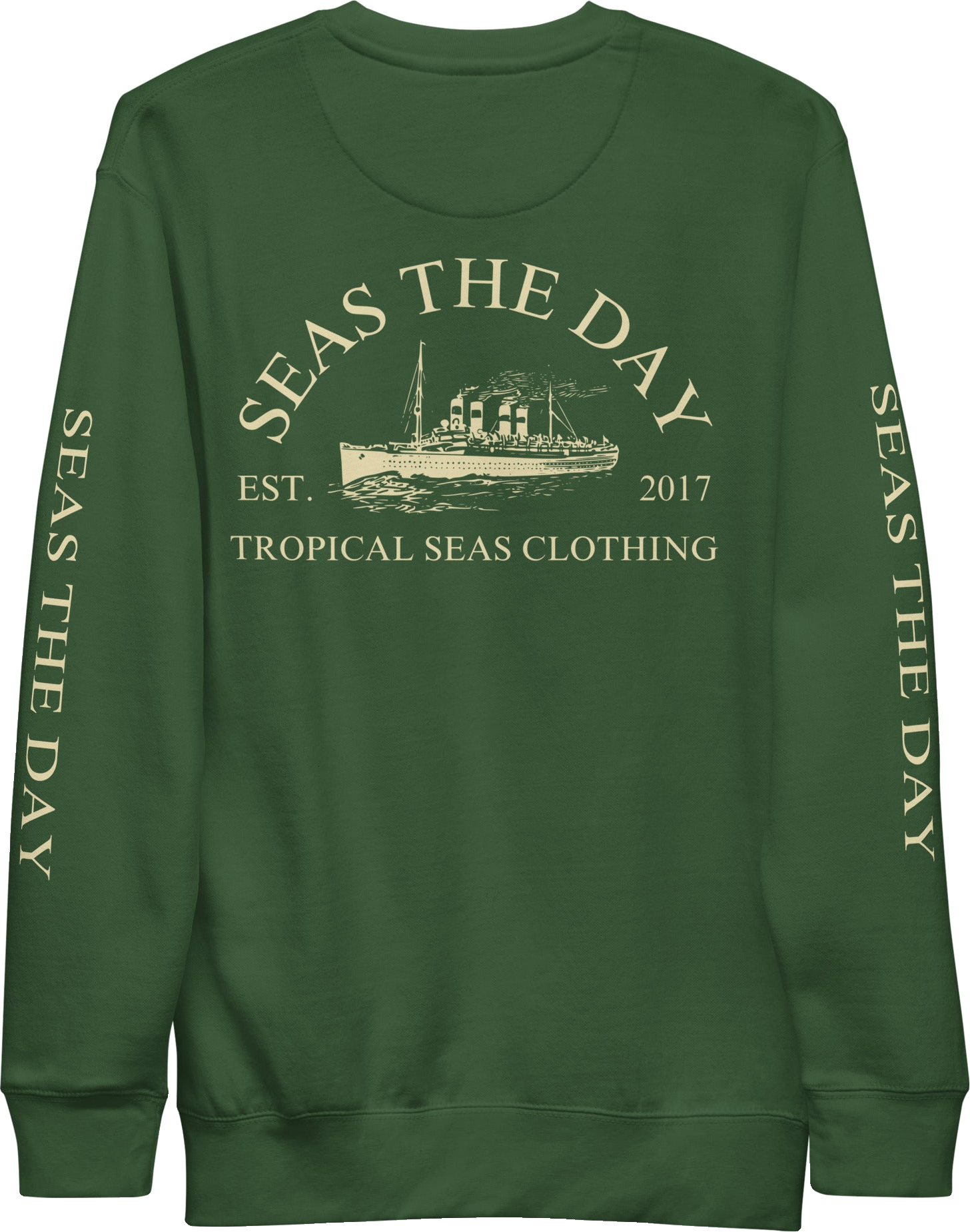 Seas The Day Nautical Crewneck Sweatshirt