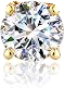 18K Gold Plated Solitaire Pendant Necklace