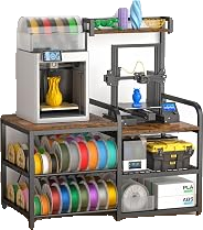 Dual-Platform Precision 3D Printer Workstation