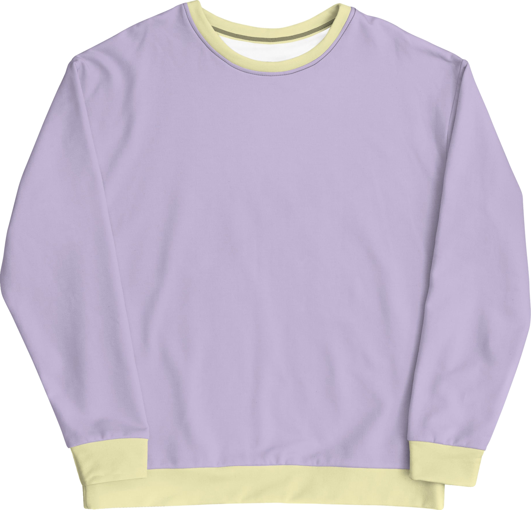 Purple Fog Tropical French Terry Sweatshirt