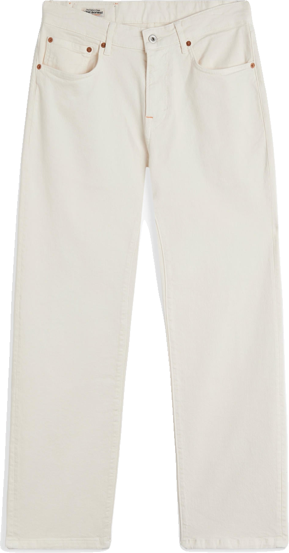Ecru High-Rise Relaxed Vintage Jeans