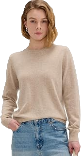 Women's Pure Cashmere Crewneck Sweater