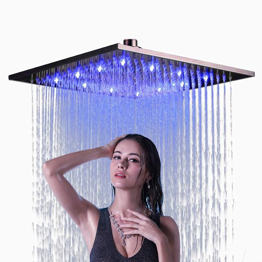 LED Color-Changing Rainfall Head