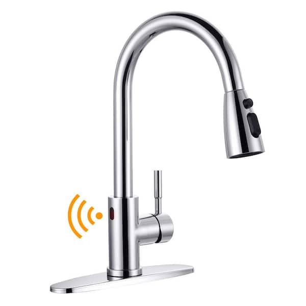 Touchless Motion-Sensor Kitchen Faucet
