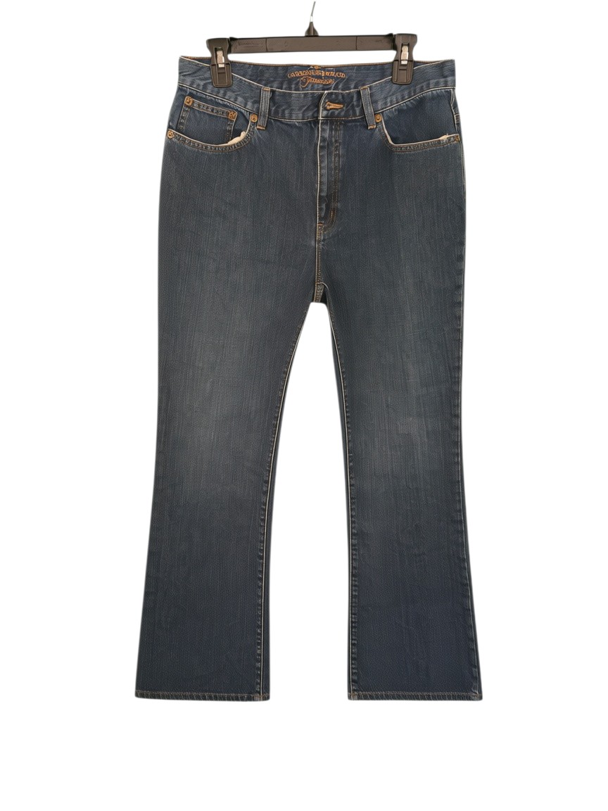 Effortless Mid-Rise Bootcut Denim Jeans
