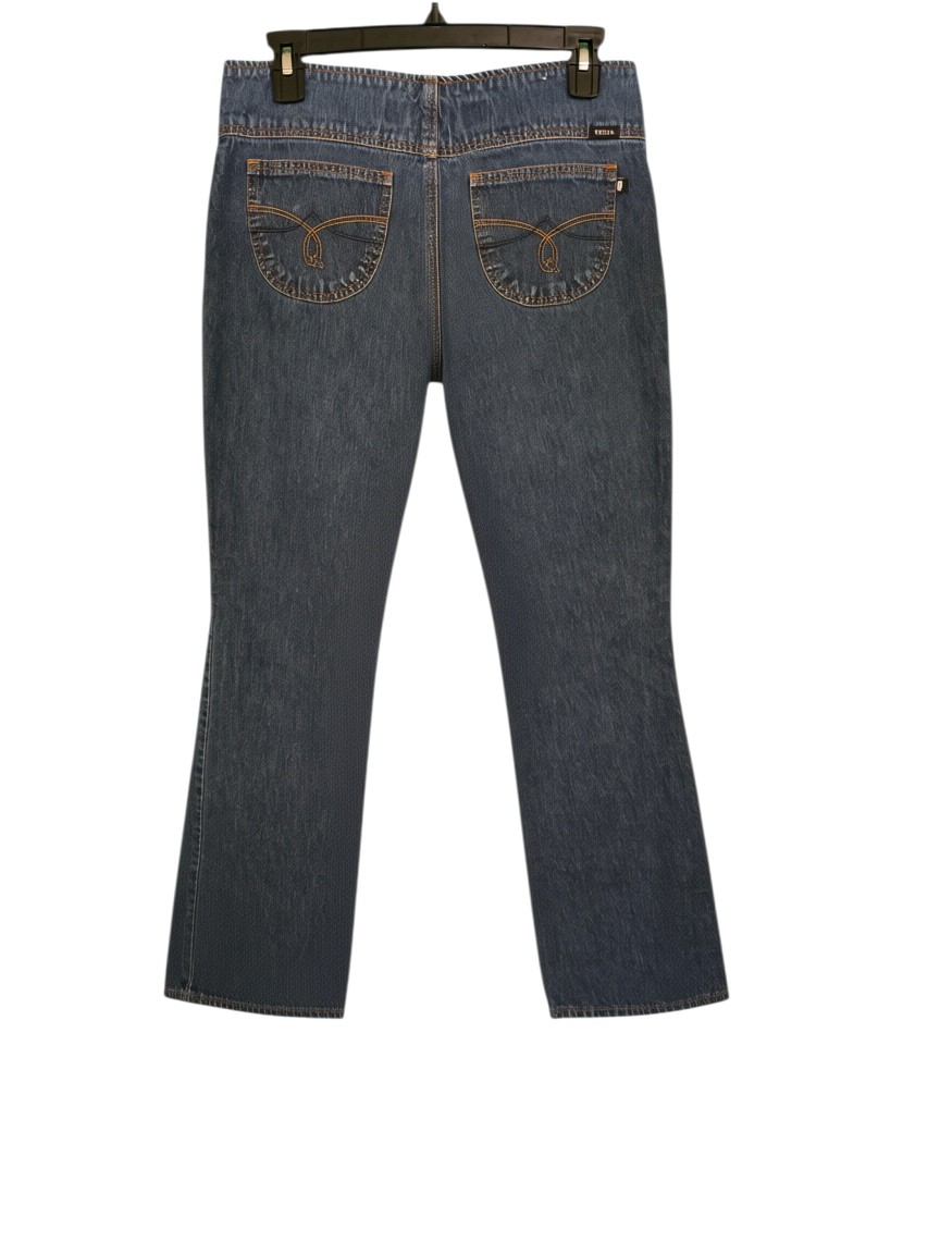 Vintage Indigo Bootcut Embellished Jeans