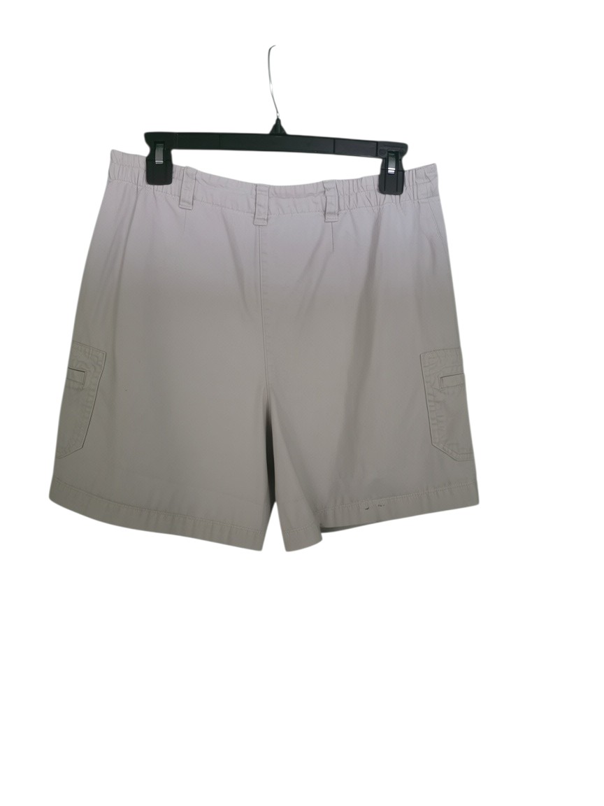 Relaxed Stone Grey Utility Cargo Shorts