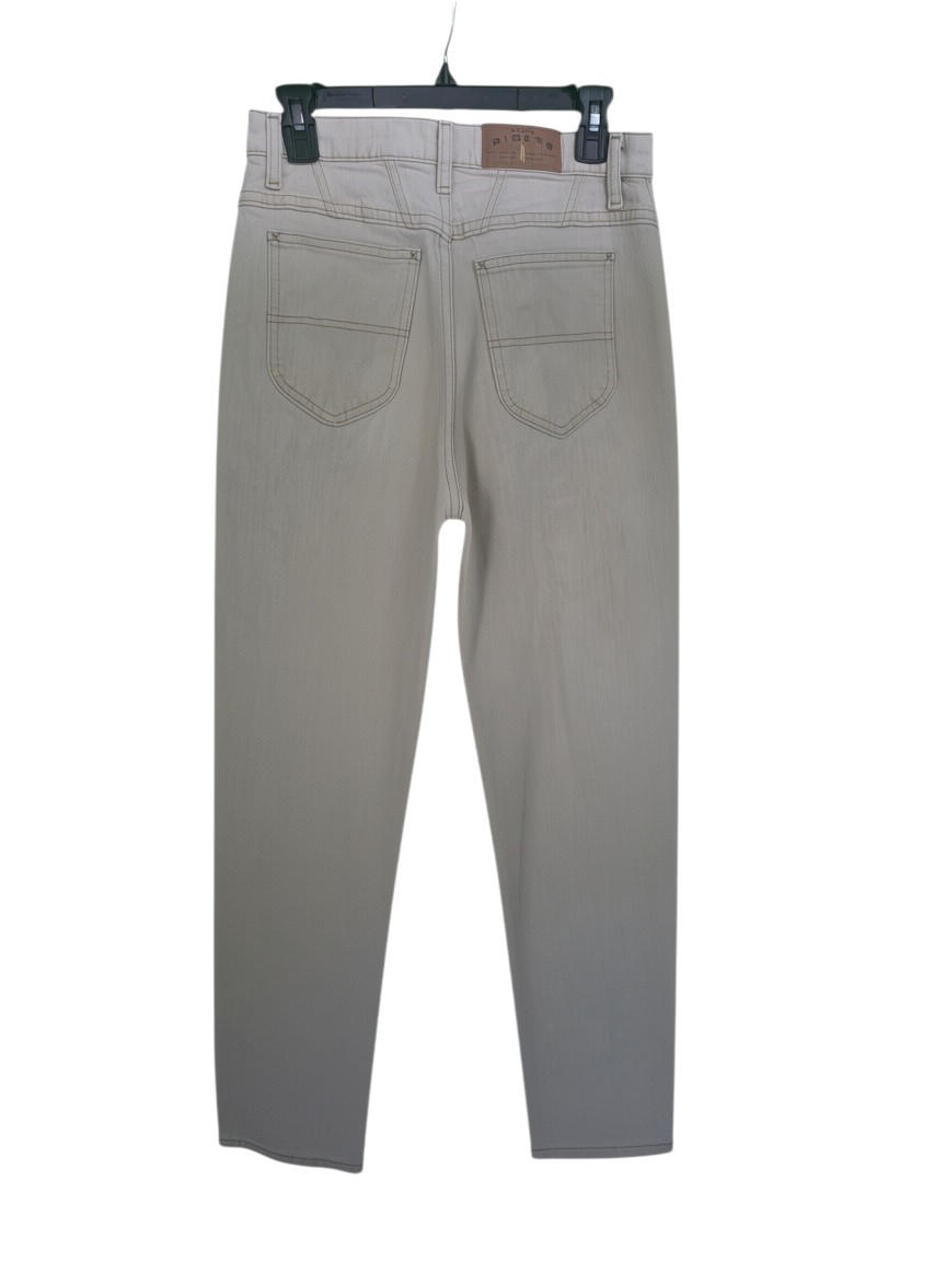 Light Khaki High-Rise Tapered Jeans